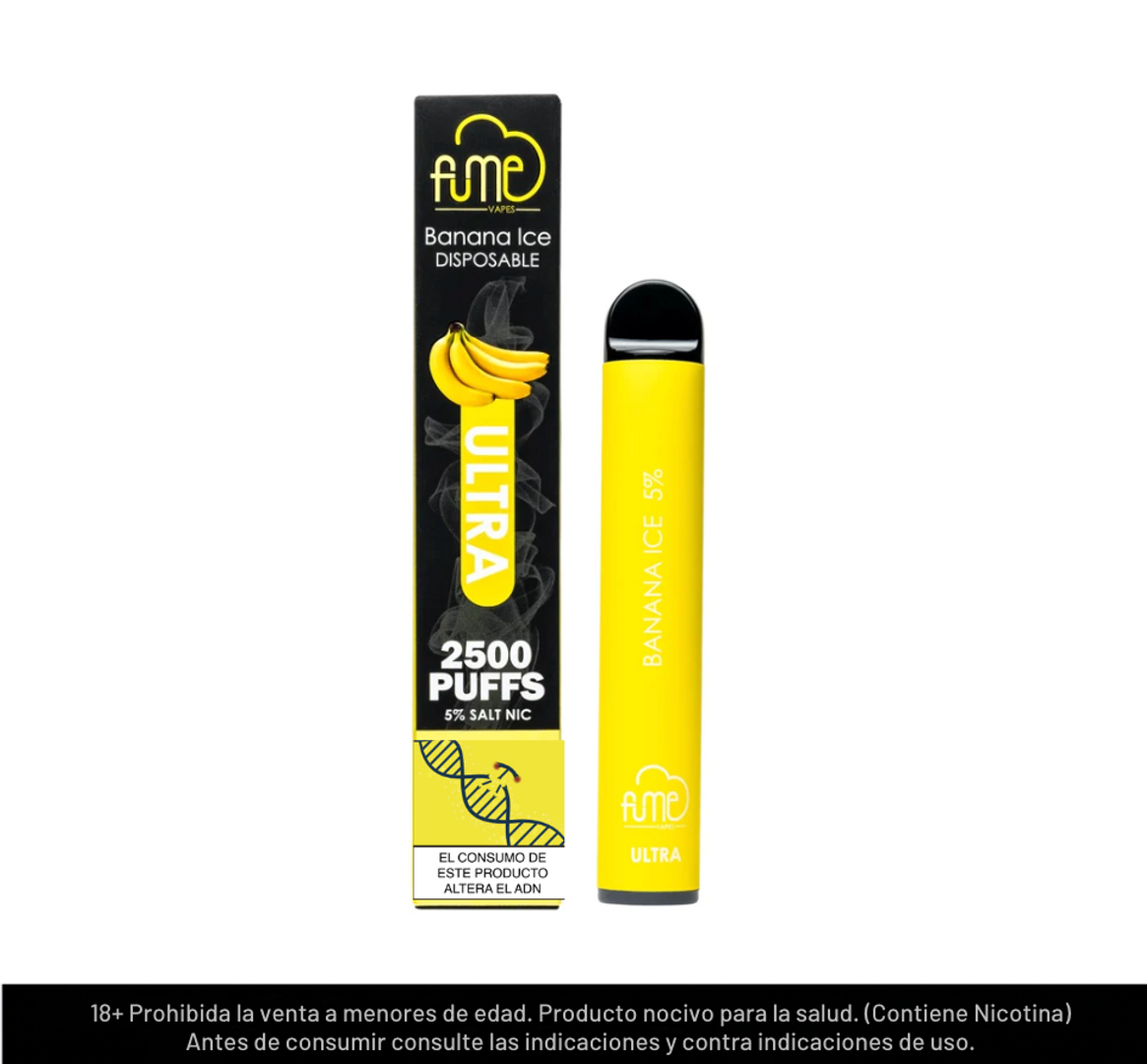 Fume Ultra Banana Ice 2500 Puffs
