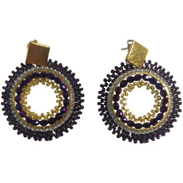 Aretes artesanales Círculo - imagen 1