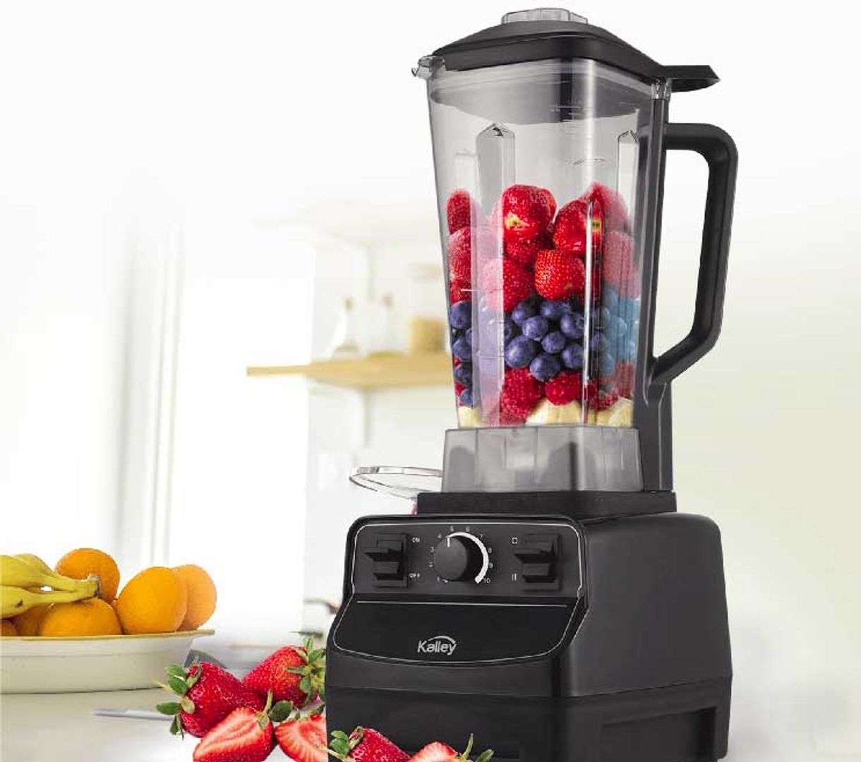 LICUADORA ALTA POTENCIA KALLEY K-LAP NEGRA