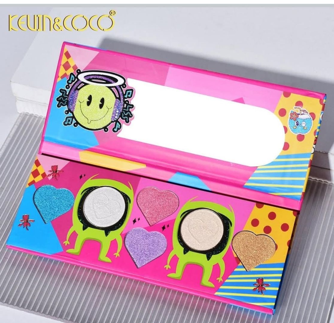 604- PALETA DE ILUMINADOR MOTIVOS 6 TONOS KEVIN COCO
