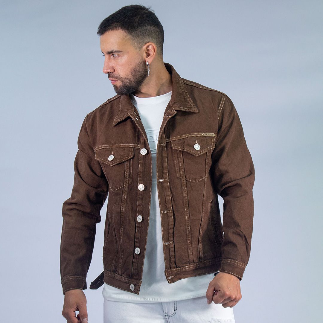 CHAQUETA SLIM CLASICA CAFE