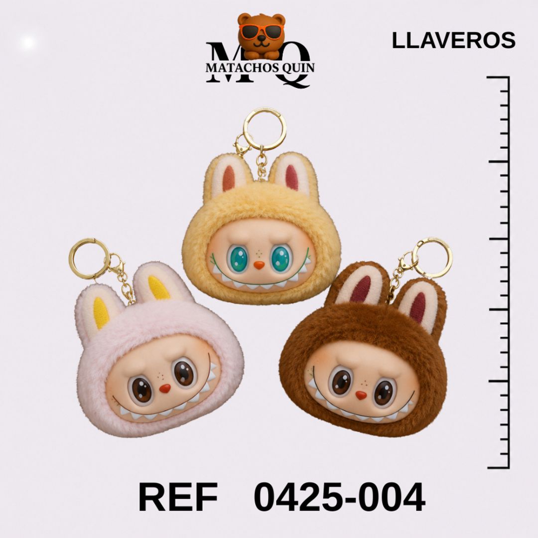 LLAVEROS DE LA CARITA DE LA LABUBU