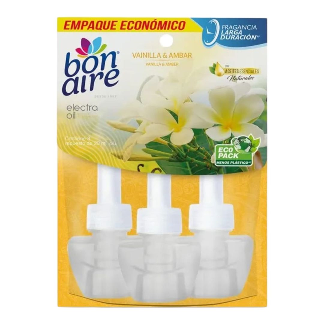   U. VAINILLA Y AMBAR REPUESTO X 25 ML X 3 UND 