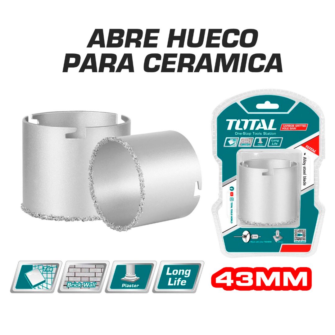 ABRE HUECO 43MM  PARA CERAMICA