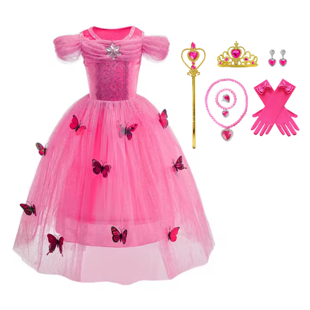 5/6 Disfraz Aurora + Accesorios