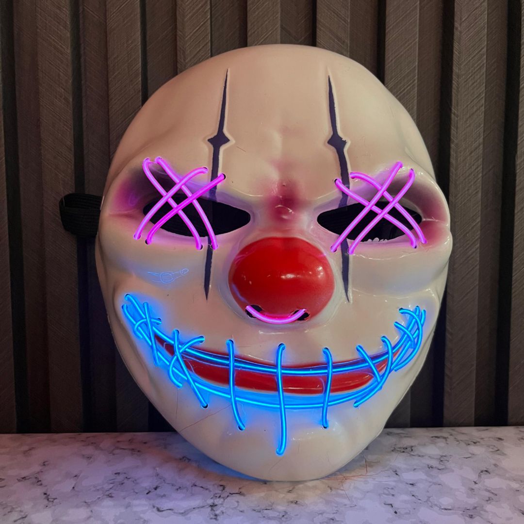 MASCARA PAYASO DE LUZ