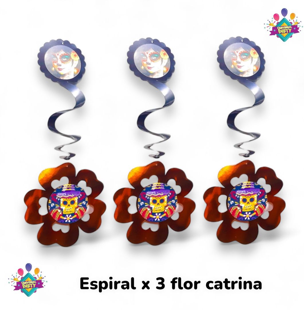 ESPIRAL X 3  FLOR CATRINA