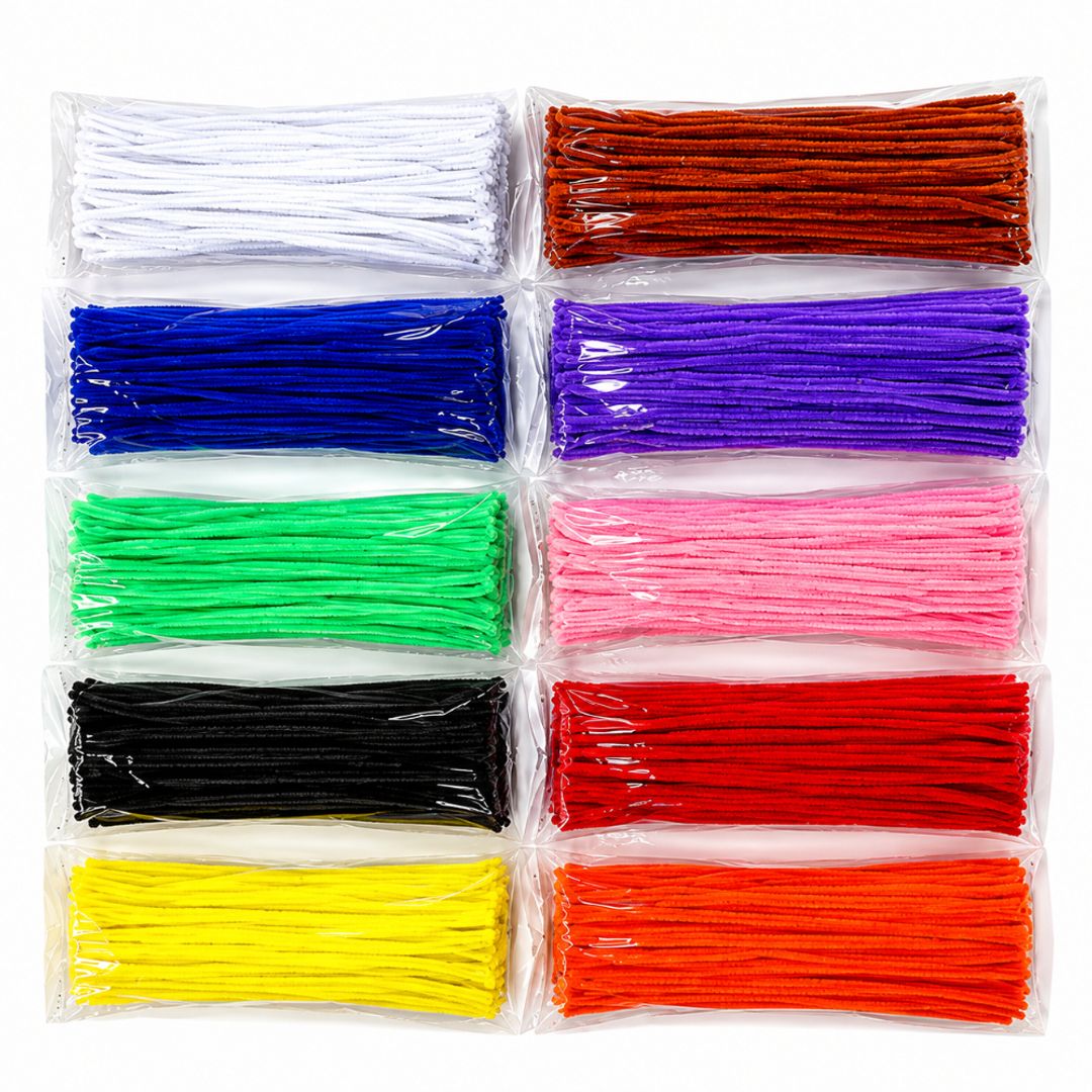 Limpia Pipas de Colores – Bolsa de 100 Unidades