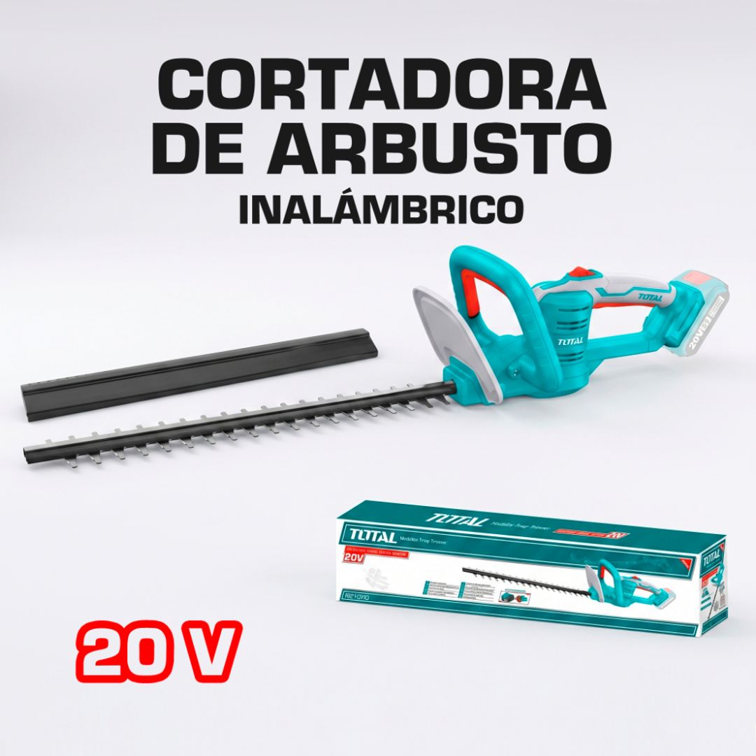 CORTADORA DE ARBUSTO INALAMBRICA 20 V 1400 RPM 