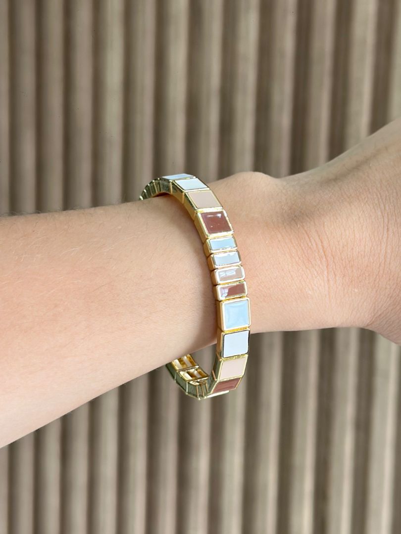 Pulsera cuadros 