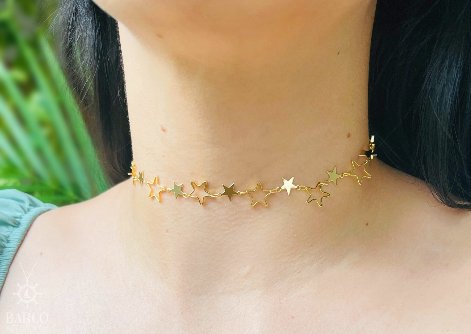 Choker estrellas diversas