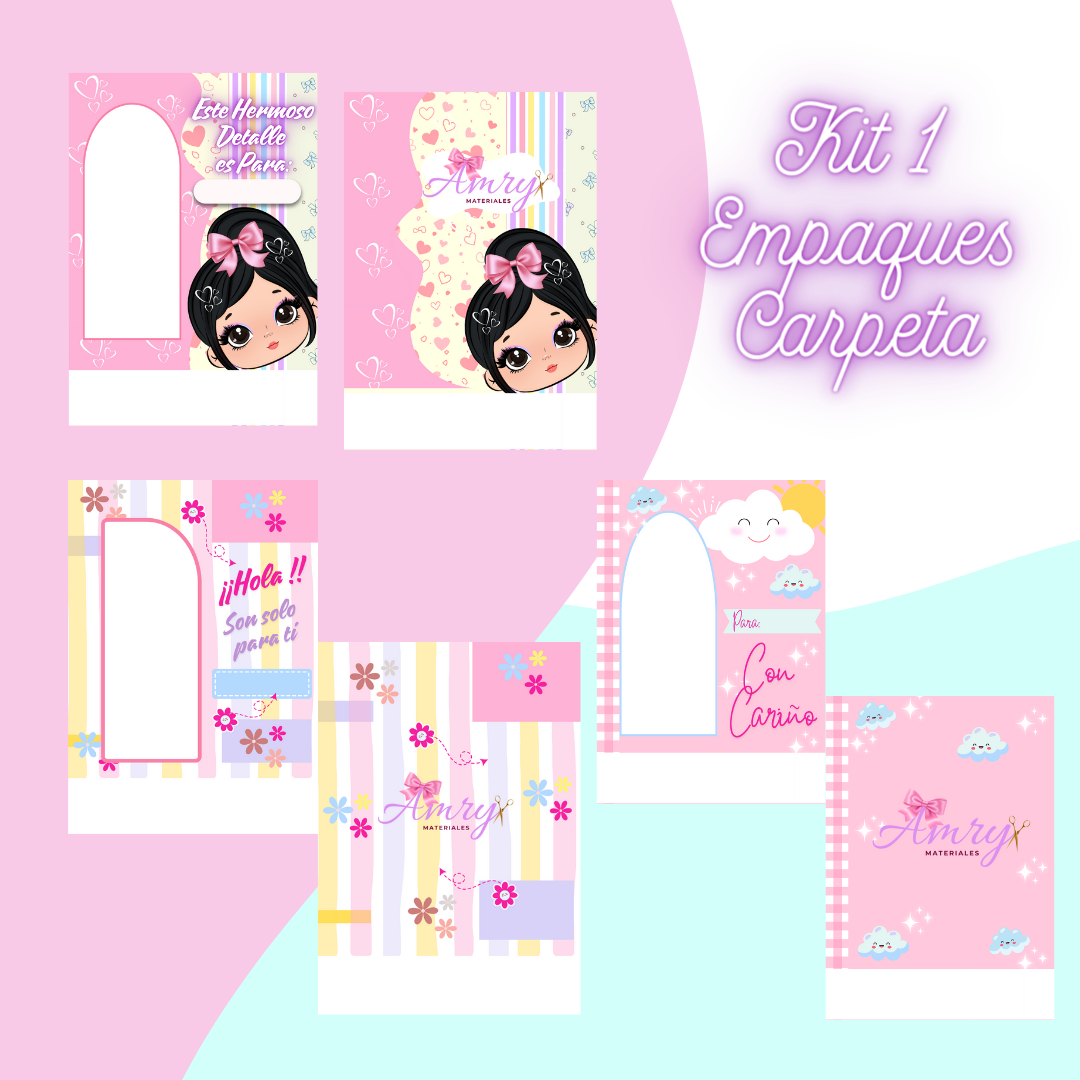 Kit #1-3 Empaques Carpetas