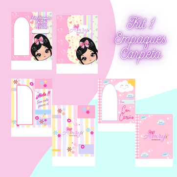 Imagen del producto Kit #1-3 Empaques Carpetas