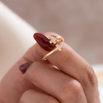 Anillo Crosses Ajustable - imagen 3