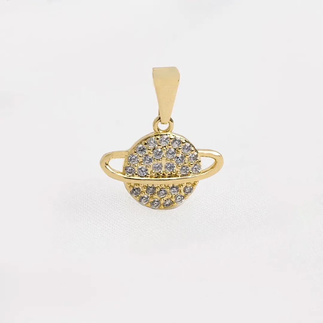 D Saturn Circonias Cristal