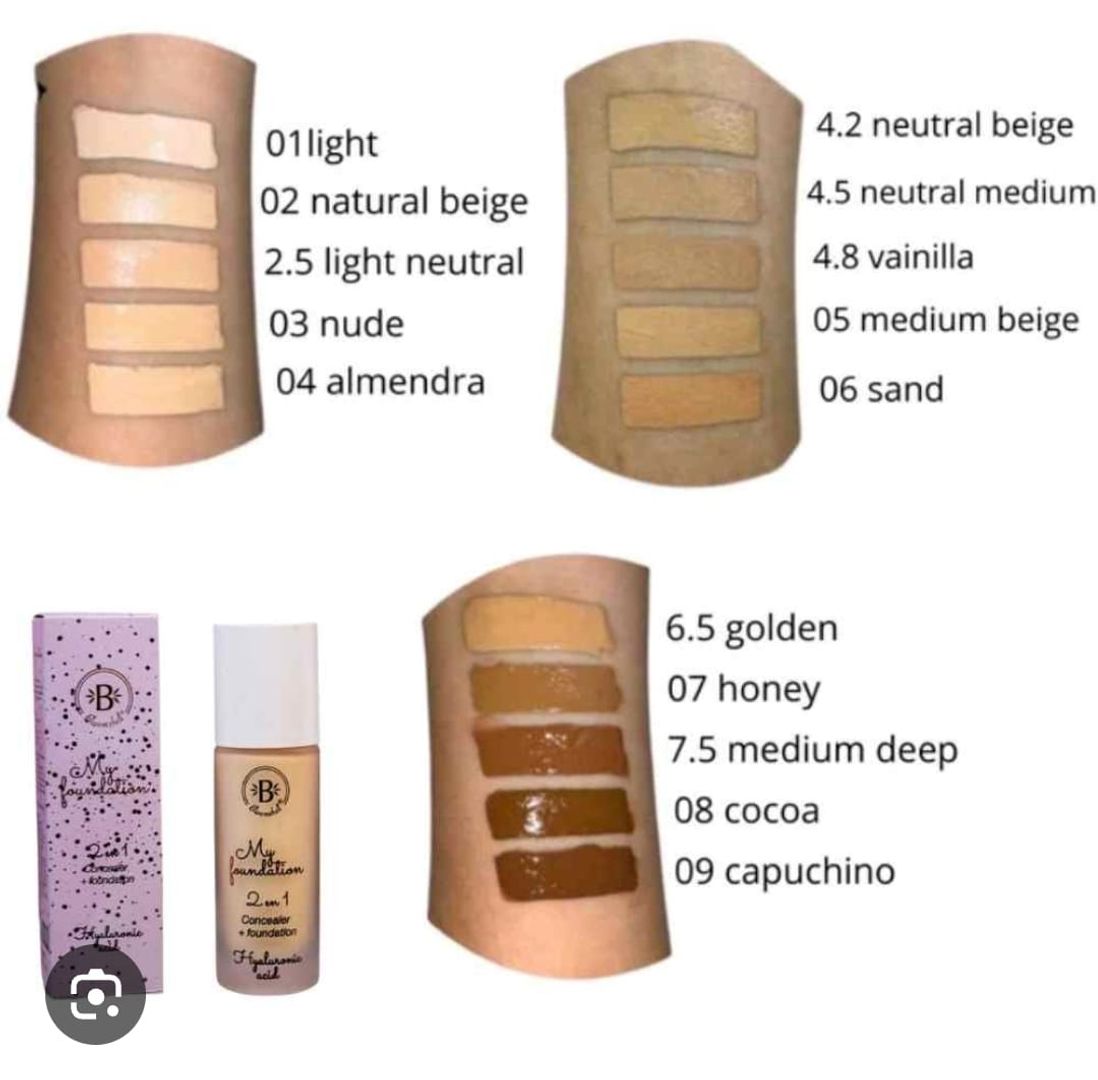 949- BASE 2 EN 1  MY FOUNDATION BLOOMSHELL 