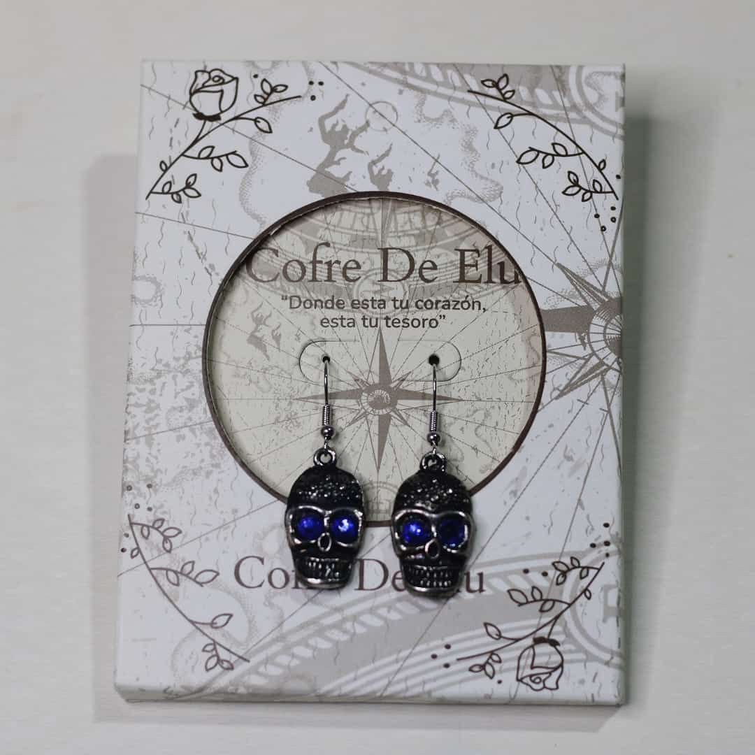 ARETES CALACAS AZUL