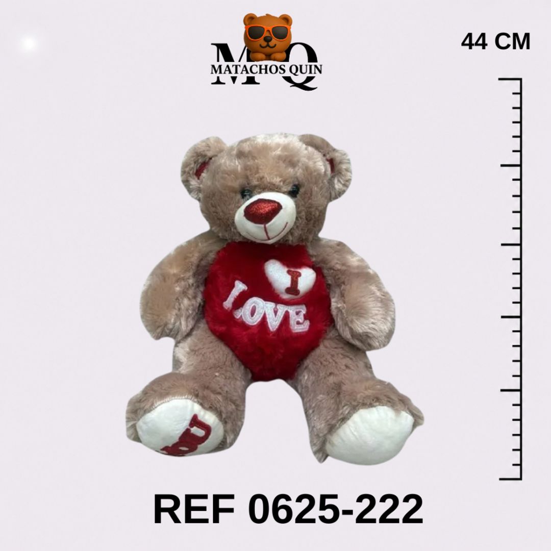 OSO SURTIDO CON DETALLES EN ROJO