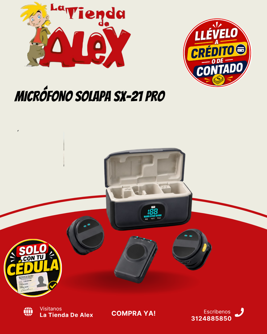 MICRÓFONO SOLAPA SX-21 PRO