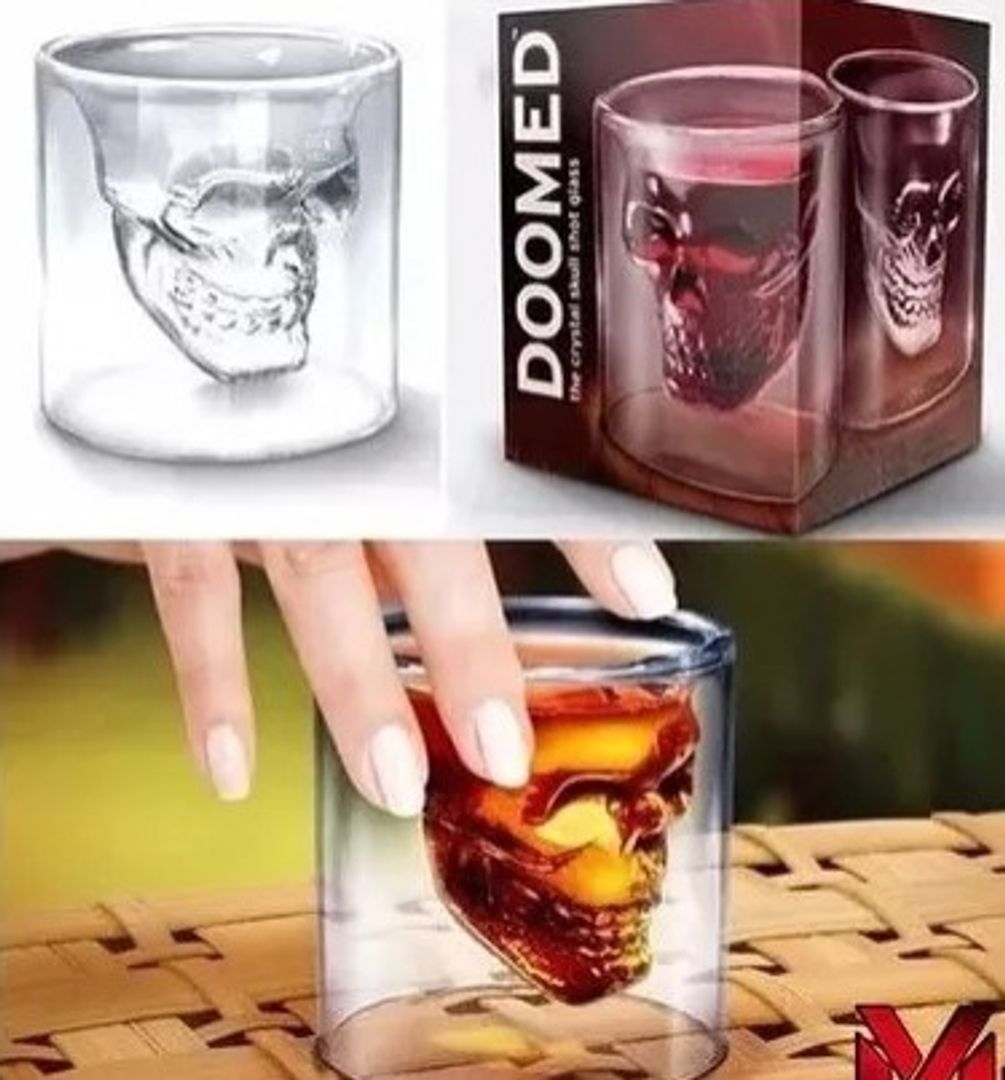 VASO WHISKY CALAVERA DE LUJO