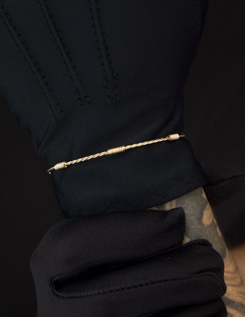 Pulsera alambre 7 nudos 