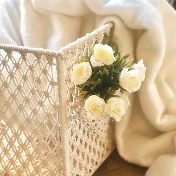 Cesto en Macrame VENDIDO  - imagen 1