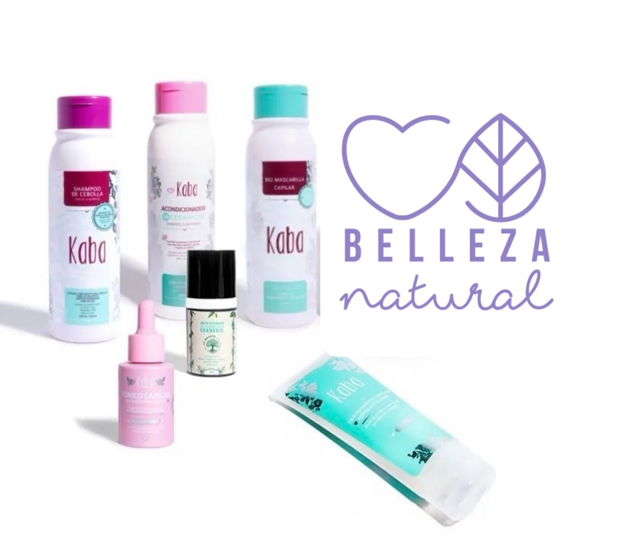 KIT CRECIMIENTO INTENSIVO KABA + ACEITE PARA PUNTAS LA RECETA (6 PRODUCTOS)