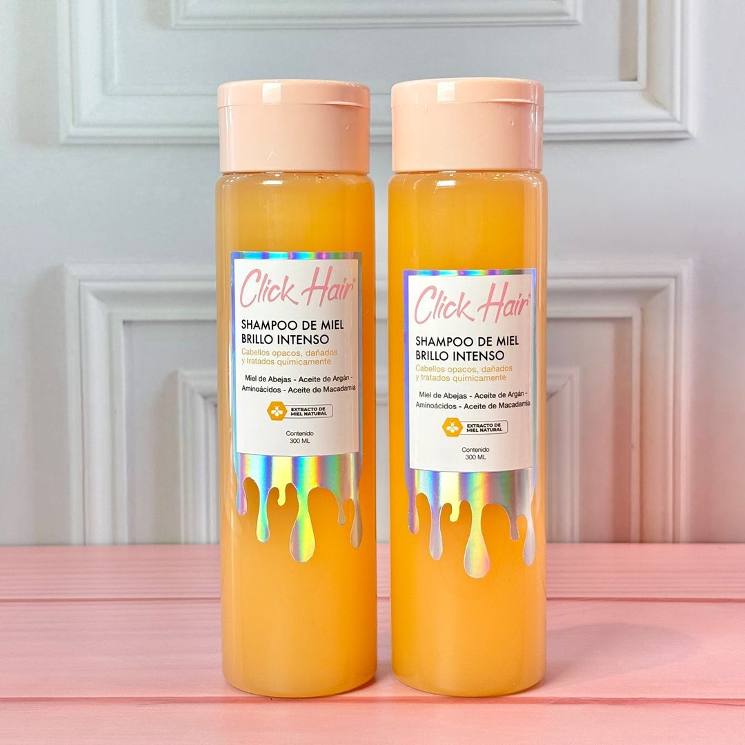 Shampoo de Miel Brillo Intenso - Click Hair