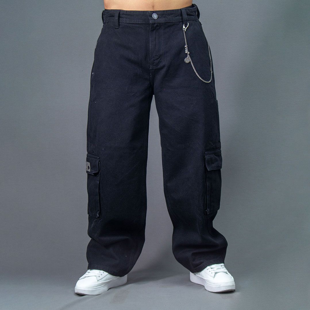 JEANS BAGGY CARGO NG-GRIS