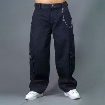 JEANS BAGGY CARGO NG-GRIS - imagen 1