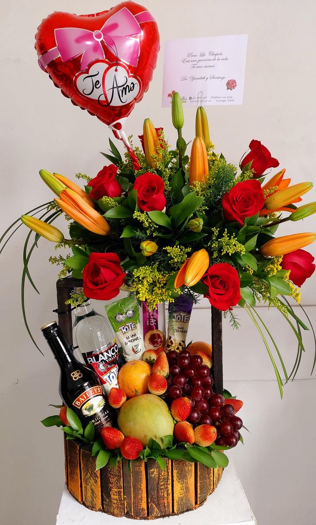 frutero con baileys y aguardiente