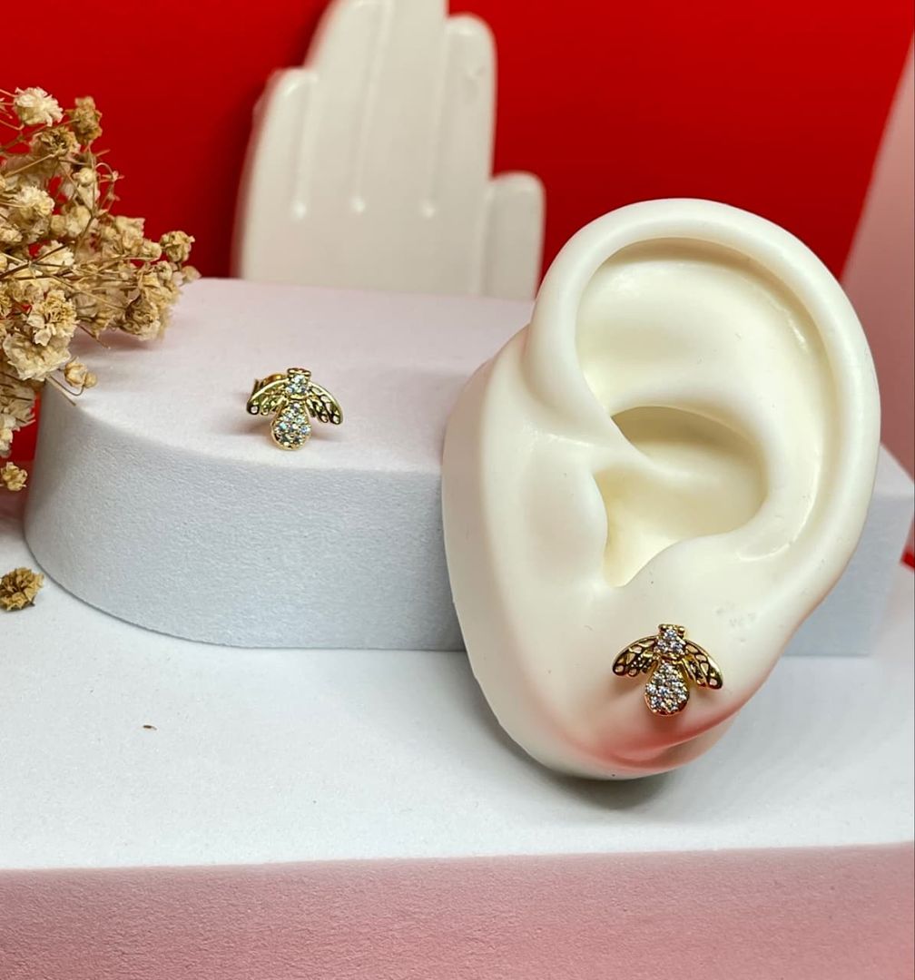 Topos abeja cristal micro circonias