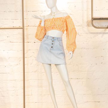 Falda Mitad Botones - imagen 1