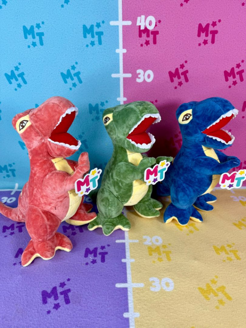 Dinosaurio Rayas amarillas 25cm PLS