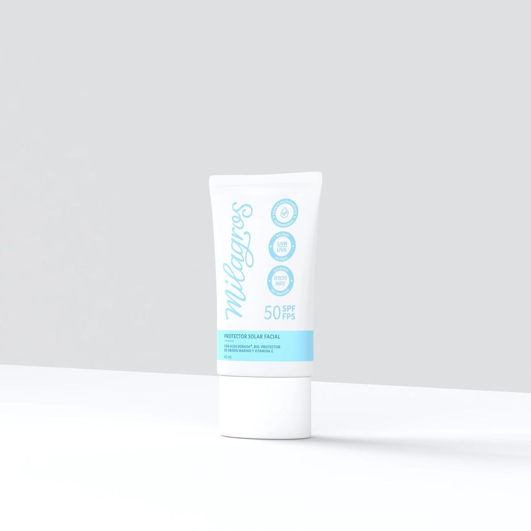 Protector Solar Facial sin Color 40ml Milagros