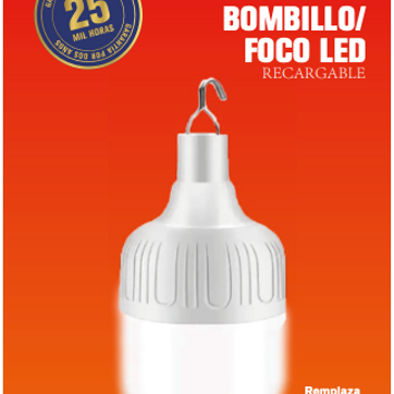 Imagen del producto BOMBILLO 50W RECARGABLE CJ*50