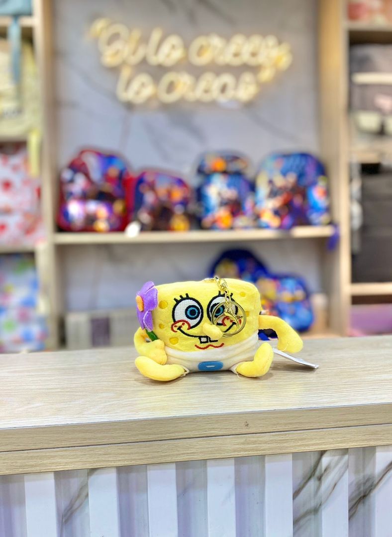 PELUCHE 10 CM  PERSONAJE BOB ESPONJA