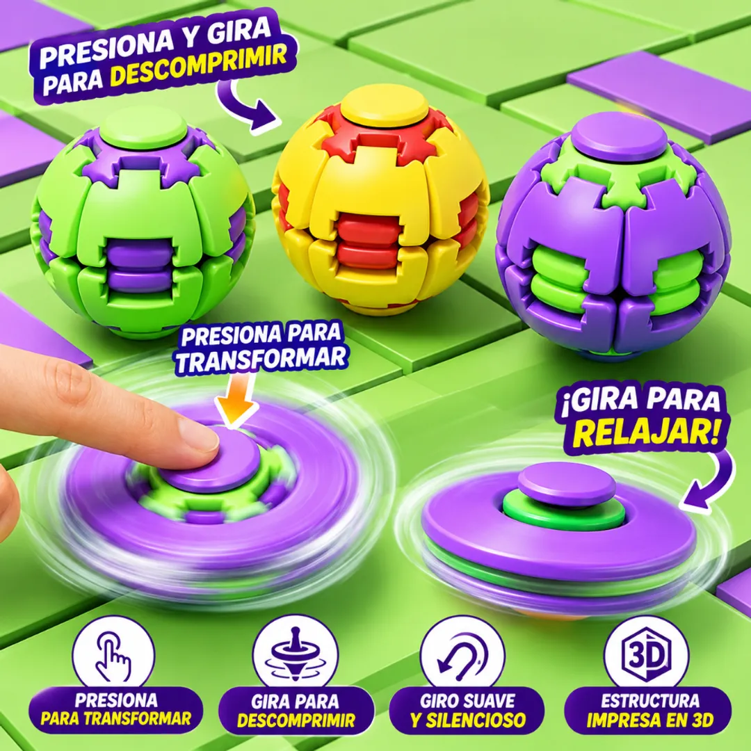 PELOTA SPINNER GIRATORIA SPIN BALL