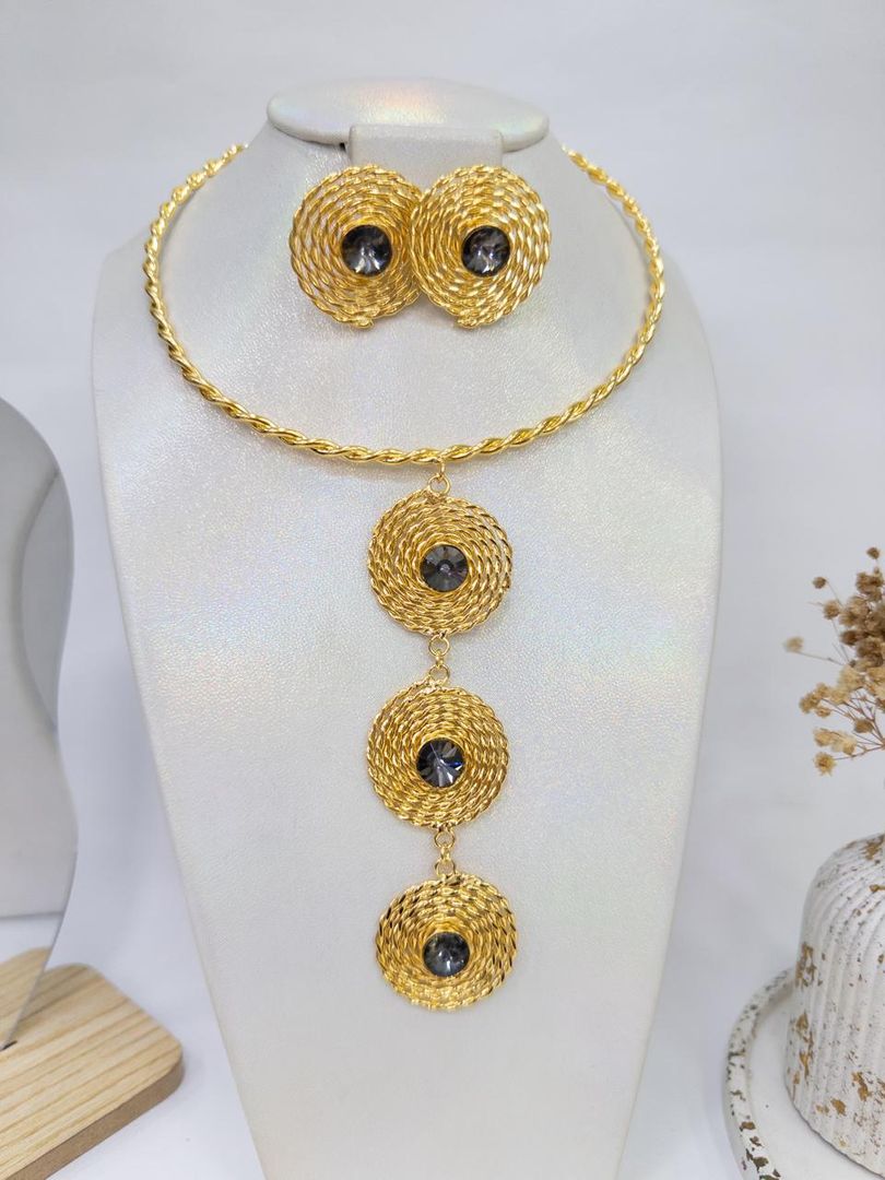 CHOKER ENTORCHADO CRISTAL - ITIEL
