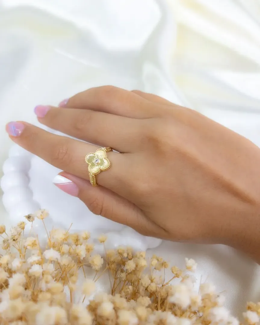 ANILLO TRÉBOL CUATRO HOJAS - ITIEL