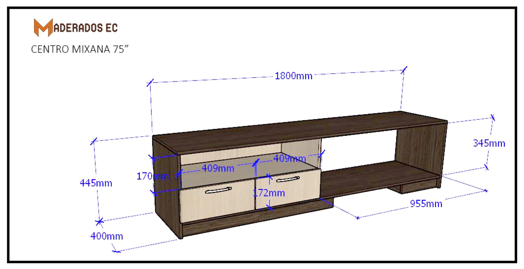 Centro - modelo Mixana 75"