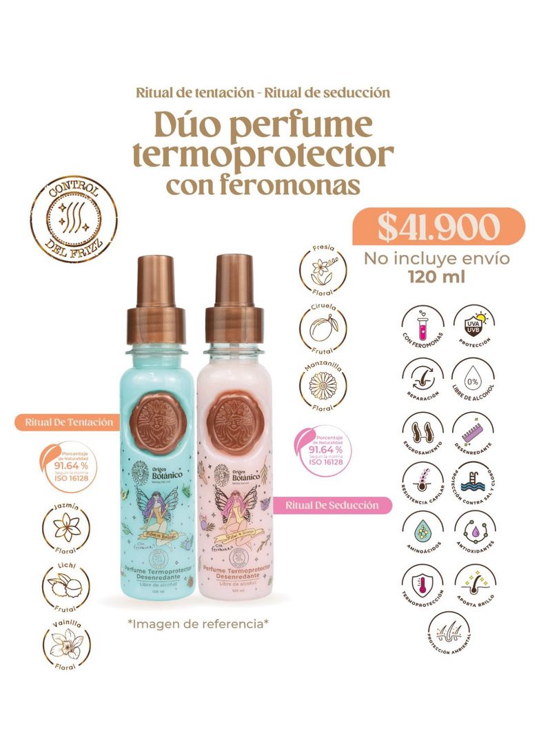 Dúo perfume termo protector 