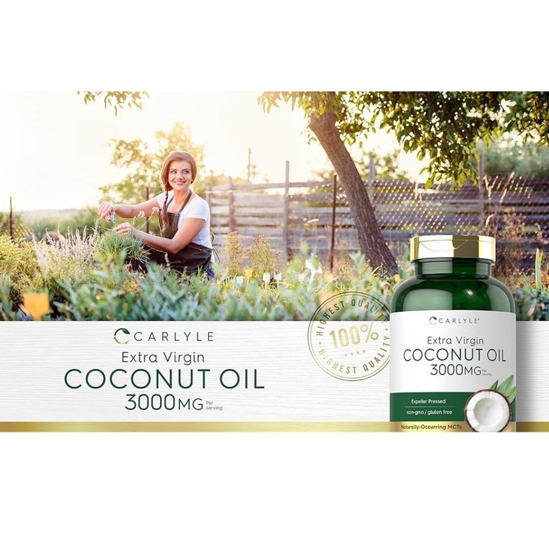 Aceite de coco | 3000 mg | 240 softgels