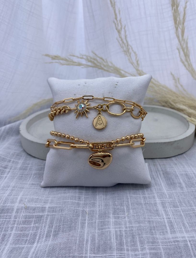 Pulsera, oro rosa, covergold 