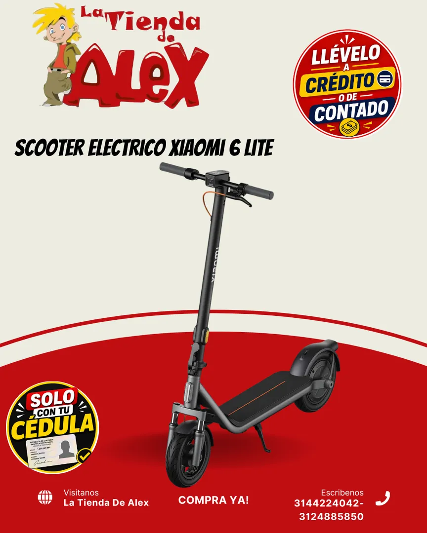 Scooter Electrico Xiaomi 6 Lite