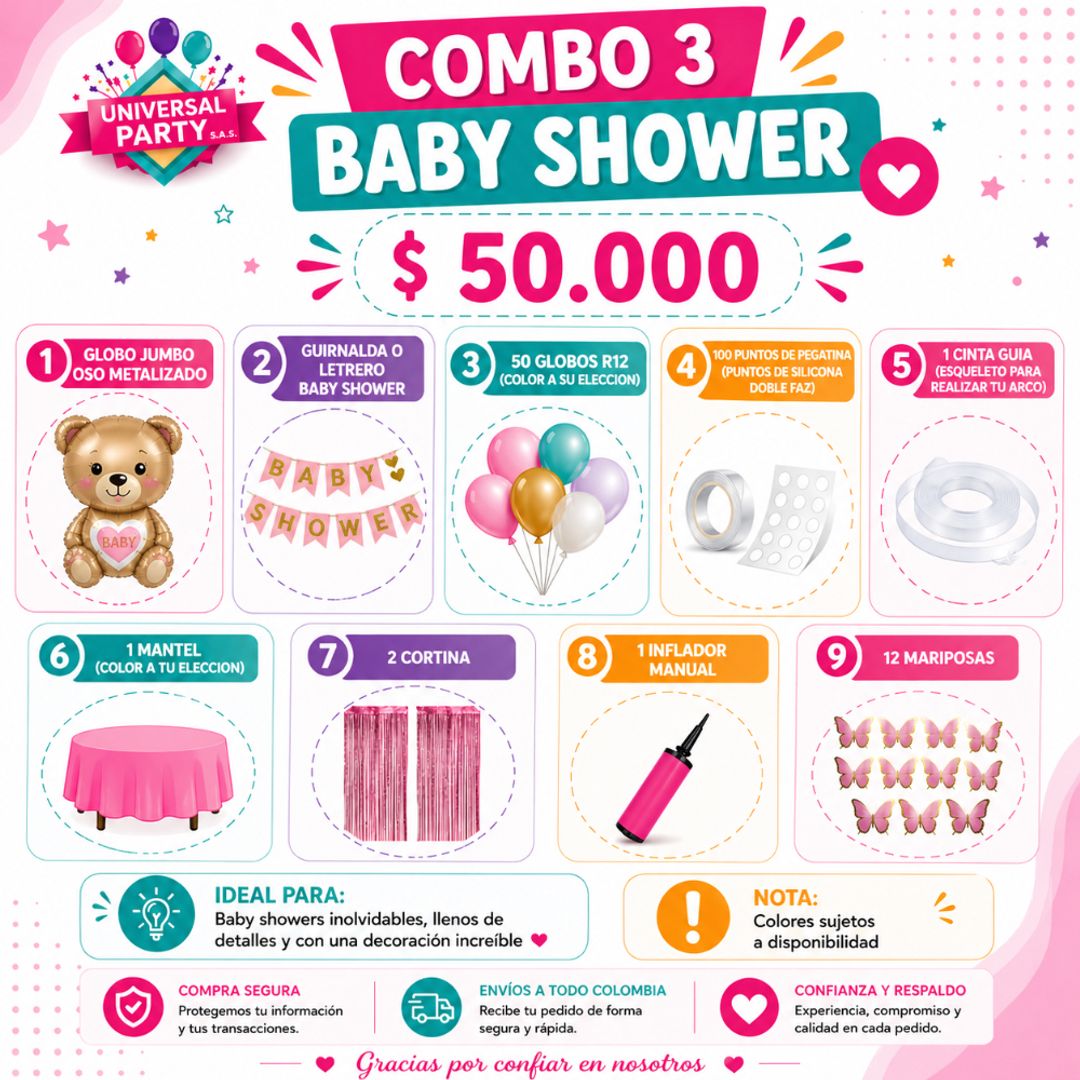 COMBO BABY SHOWER # 3 
