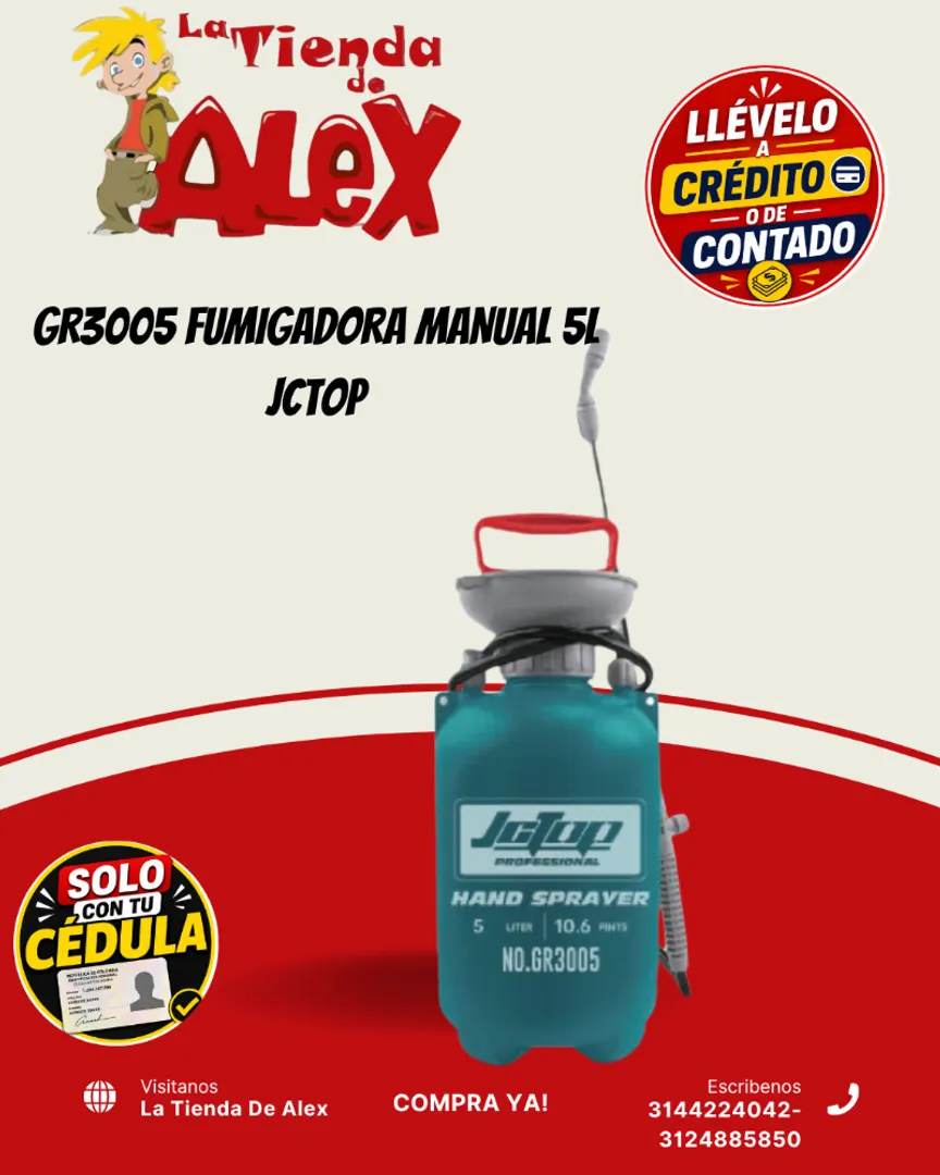 GR3005 FUMIGADORA MANUAL 5L JCTOP