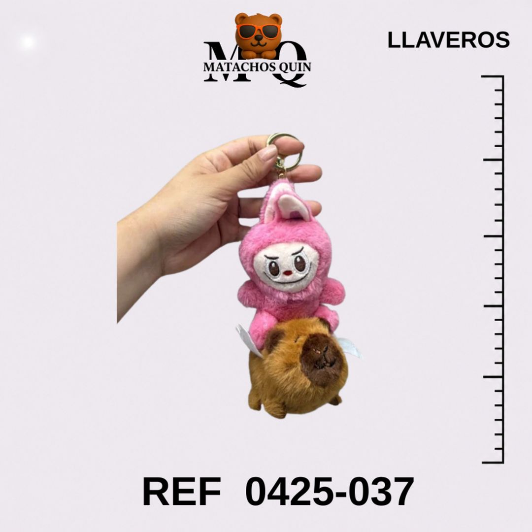 LLAVEROS DE LABUBU/CAPIBARA SURTIDOS