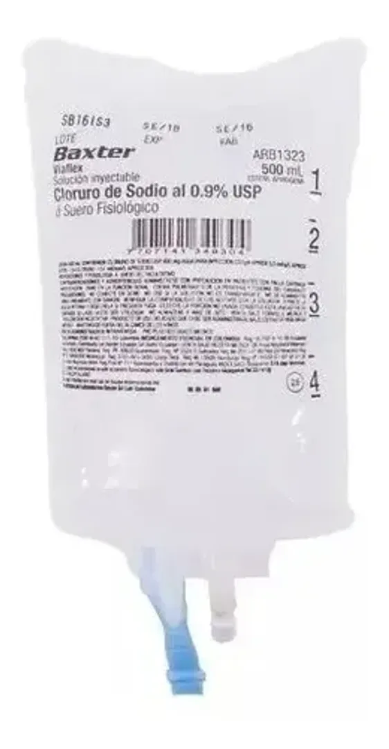 CLORURO DE SODIO BAXTER X 500ML