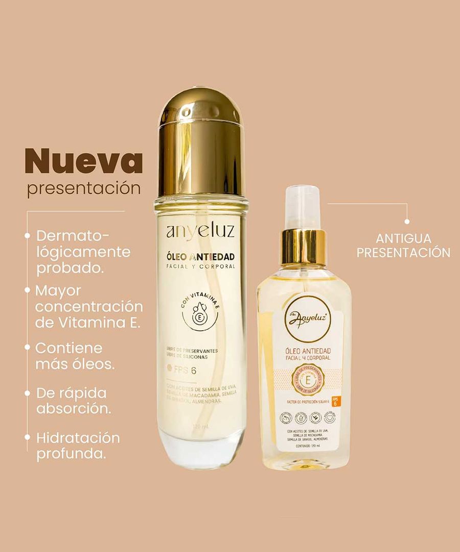 Oleo antiedad anyeluz Nueva presentacion. 